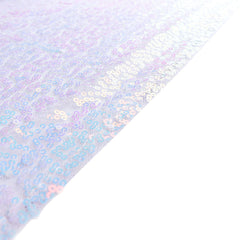 Sequin 12"x108" Table Runner Iridescent Blue - Glittering Design