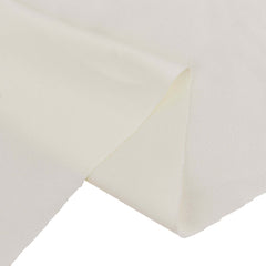Premium Ivory Scuba Polyester Fabric Roll, Wrinkle Free DIY Craft Fabric Bolt- 60"x10 Yards