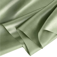 12"x10yd Dusty Sage Green Satin Fabric Bolt, DIY Craft Wholesale Fabric