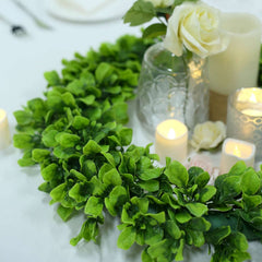 2 Pack 21" Green Artificial Lifelike Jasmine Leaf Spring Wreaths