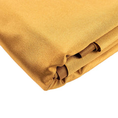 Shimmer Gold Premium Scuba Polyester Fabric Roll, Wrinkle Free DIY Craft Fabric Bolt- 60"x10 Yards