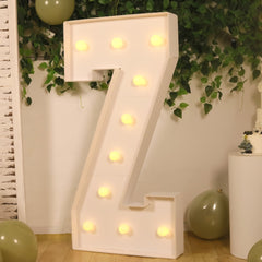 Giant LED Marquee Light Up Letter "Z", White 4ft Pre-Cut Foam Board with 10 Warm White Battery Operated LEDs, Glue Gun and Sticks