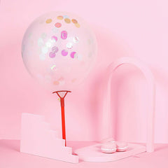 Metallic Round Party Confetti 18G Bag Iridescent Foil, Balloon Table Confetti Glitter Dots for Festive Weddings Baby Bridal Showers & Events