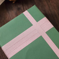 5 Pack 0.5"x5 Yards Pink Washi DIY Craft Glitter Tape