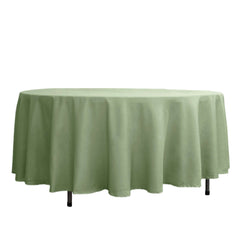 Polyester 108" Round Tablecloth Sage Green - Wrinkle-Resistant Table Cover