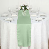Polyester 12"x108" Table Runner Sage Green - Durable & Wrinkle-Resistant Table Decor