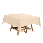 Polyester Square 54"x54" Tablecloth Nude - Wrinkle-Resistant & Durable Table Cover