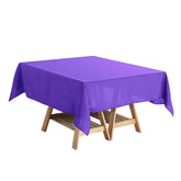 Polyester Square 54"x54" Tablecloth Purple - Wrinkle-Resistant & Durable Table Cover