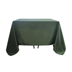 Polyester Square 90"x90" Tablecloth Olive Green - Wrinkle-Resistant & Durable Table Cover