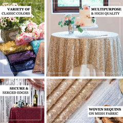Sequin 60"x60" Table Overlay Square Tablecloth Blush - Luxe Wedding Table Topper