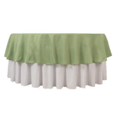 Premium Polyester 90" Round Tablecloth Sage Green - Stain and Wrinkle-Resistant Design with 220GSM Thickness Table Cover