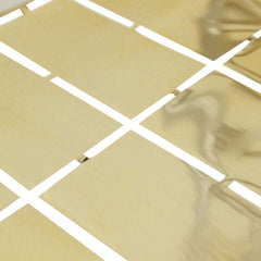 Shiny Champagne Metallic Foil Rectangle Curtain Party Backdrop Door Window Curtain - 3ftx6.5ft