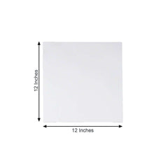 12 Pack Square Acrylic Mirror Wall Stickers, 12"x12" Removable Wall Decals For Home Decor