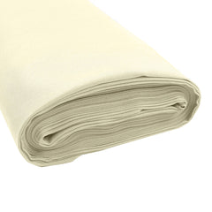 54"x10 Yards Fire Retardant Polyester Ivory Fabric Bolt, DIY Craft Fabric Roll for Upholstery, Curtains, and Event Decor