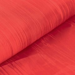 54"x10 Yards Red Accordion Crinkle Taffeta Fabric Bolt