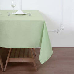 Polyester Square 70"x70" Tablecloth Sage Green - Wrinkle-Resistant & Durable Table Cover