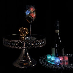 12-Pack LED Ice Cubes Submersible Multicolor Design - Adjustable Waterproof Party Lights