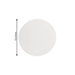 12 Pack Round Acrylic Mirror Wall Stickers, 8" Removable Wall Decals For Home Decor