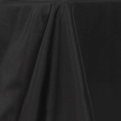 Premium Polyester 60"x126" Rectangle Tablecloth Black - Stain-Resistant 220GSM Finish for Special Events