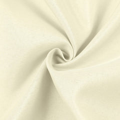 54"x10 Yards Fire Retardant Polyester Ivory Fabric Bolt, DIY Craft Fabric Roll for Upholstery, Curtains, and Event Decor