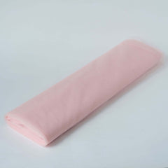54"x40 Yards Blush Tulle Fabric Bolt, DIY Crafts Sheer Fabric Roll
