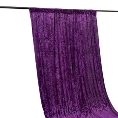 5ftx12ft Purple Premium Smooth Velvet Event Curtain Drapes, Privacy Backdrop Event Panel with Rod Pocket