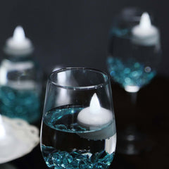 12-Pack Tealight Candles Flameless Design White - Waterproof Floating LED Lighting