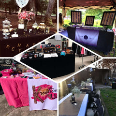 Fitted Polyester 72"x30" Rectangle Tablecloth Silver - Durable and Easy to Maintain Table Cover