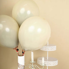 25 Pack 12" Matte Nude Double Stuffed Prepacked Latex Balloons