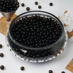 Water Gel Beads Vase Filler Black - Large Nontoxic Jelly Balls for Floating Candles & Floral Displays 10g