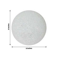 2-Pack LED Light Globes Color Changing - Battery Operated Ball Centerpieces 6"