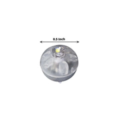 50-Pack LED Mini Balloon Lights Round Purple - Waterproof Battery Operated Balls 0.5"