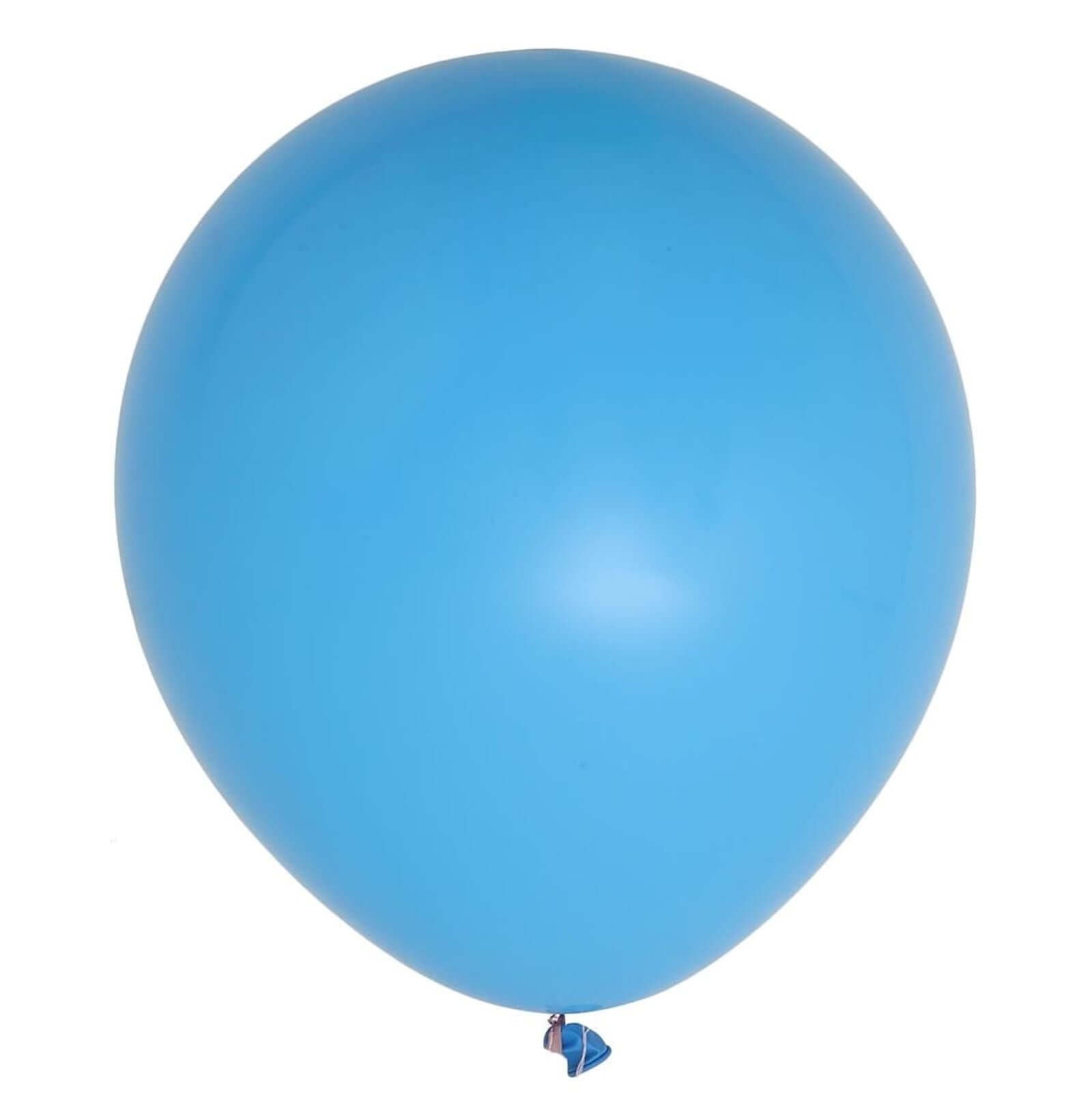 10 Pack 18" Matte Pastel Light Blue Helium or Air Latex Party Balloons