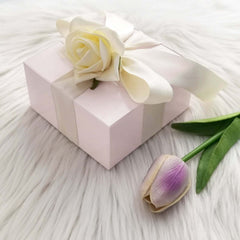 100 Pack 4"x4"x2" Blush Cake Cupcake Party Favor Gift Boxes, DIY