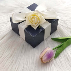 100 Pack 4"x4"x2" Navy Blue Cake Cupcake Party Favor Gift Boxes, DIY