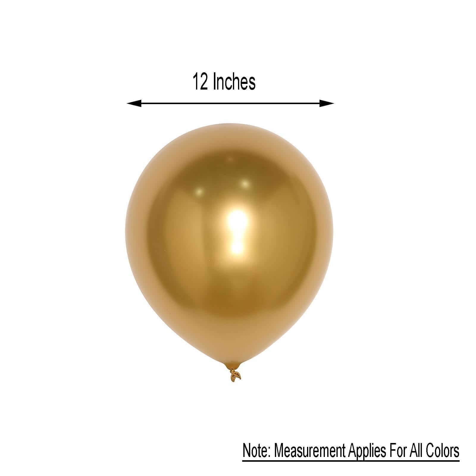 25 Pack 12" Metallic Chrome Purple Latex Helium Air Party Balloons