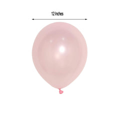 25 Pack 12" Shiny Pearl Blush Latex Helium, Air or Water Balloons