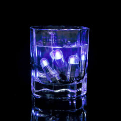 12-Pack Balloon Lights Bullet Design Purple - Waterproof LED Centerpiece Filler Lights