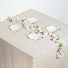 2 Pack 7ft Blush Artificial Cherry Blossom Flower Garland