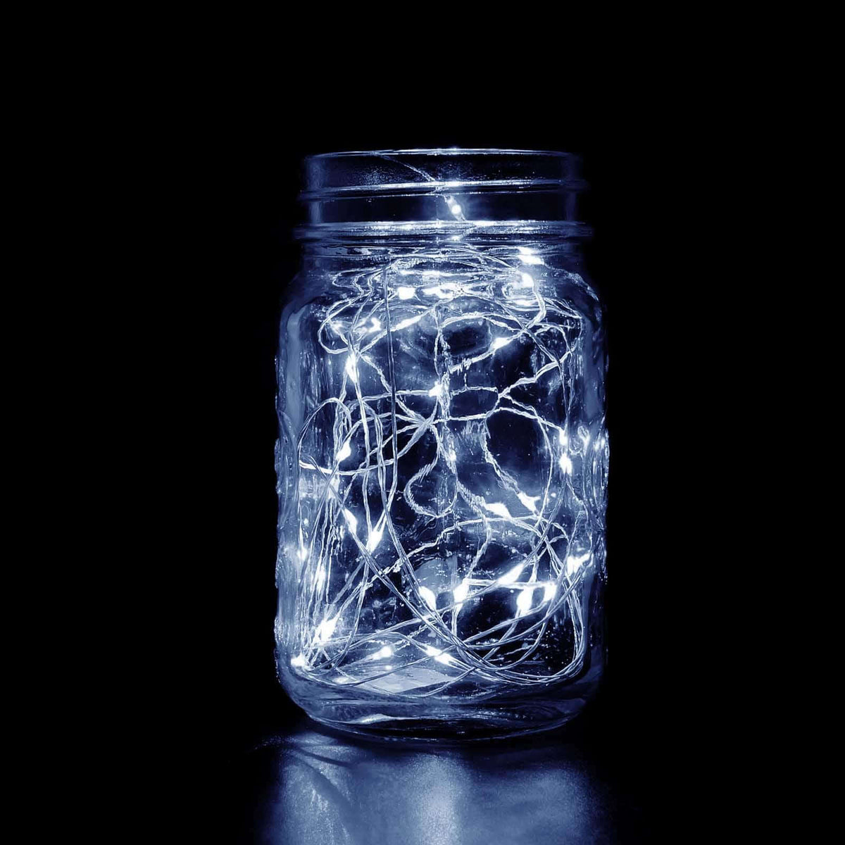 20 LED Micro Fairy String Lights Starry Bright Design White - Battery Operated Party Accent 90"