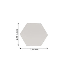 12 Pack Hexagon Acrylic Mirror Wall Stickers, 3" Removable Wall Decals For Home Decor