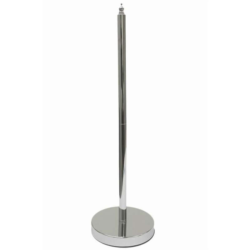 3 Pcs Silver Metal Chandelier Lamp Stand Poles and Base, Decorative Lamp Frame Accessories