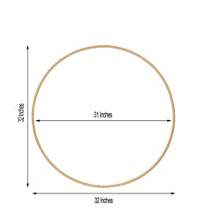 32" Gold Heavy Duty Metal Hoop Wreath, Floral Hoop