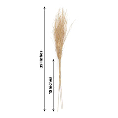 4-Pack Artificial Curly Willow Branches Metallic Gold - Decorative Bendable Long Stem Twig Sprays for Weddings Photo Shoots & Floral Designs 39"