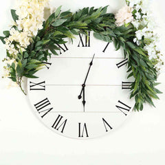 4ft Real Touch Green Artificial Willow and Frond Leaves Garland Vine