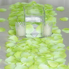 500-Pack Rose Petals Round Design Mint Silk Confetti - Decorative Scatters for Tables and Floors