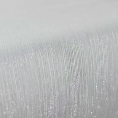 54"x10 Yards White Minimal Crinkle Chiffon Shiny Fabric Bolt, DIY Craft Fabric Roll