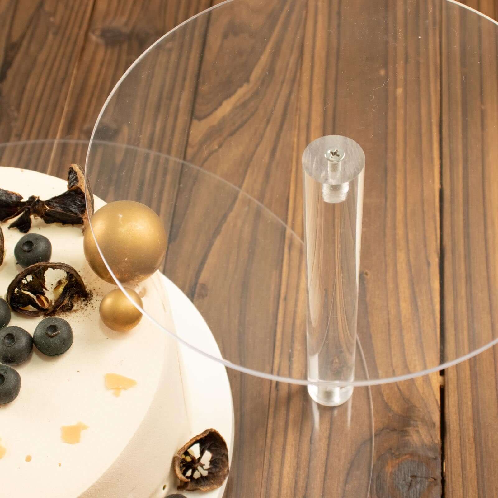 3-Tier Plastic Round Pedestal Cake Stand 23" Clear - Sleek Multi Layer Cupcake Display Riser for Dessert Buffets Tea Parties & Festive Gatherings