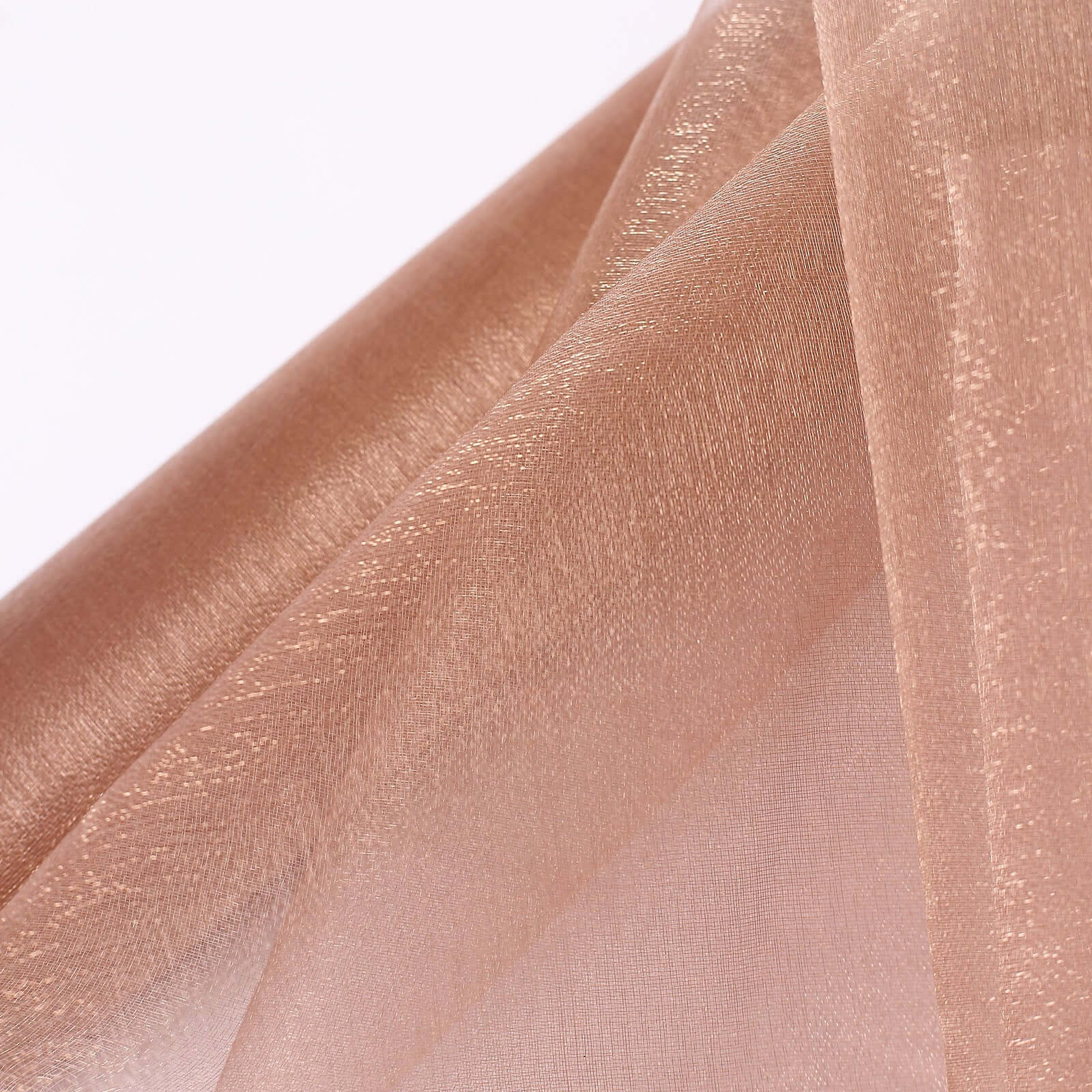 12"x10yd Dusty Rose Sheer Chiffon Fabric Bolt, DIY Voile Drapery Roll