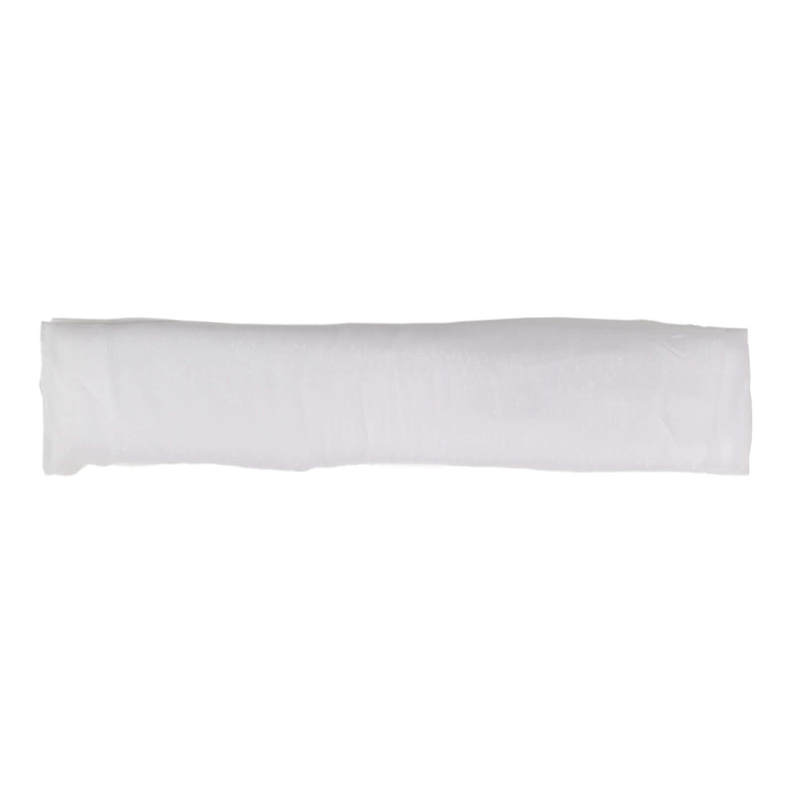 54"x10 Yards White Minimal Crinkle Chiffon Shiny Fabric Bolt, DIY Craft Fabric Roll
